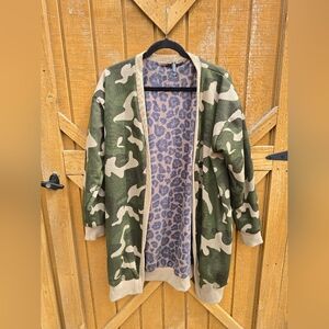 Crazy Train Leopard Print Cardigan